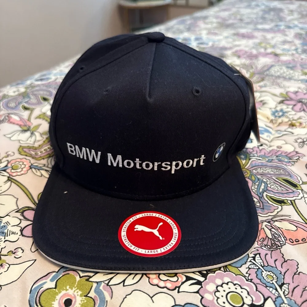 Puma BMW Motorsport Blue Fitted Cap - Picture 1 of 4